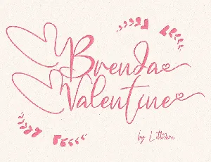 Brenda Valentine font