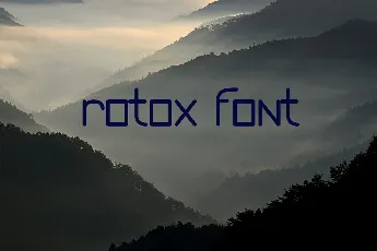 Rotox font