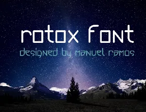 Rotox font