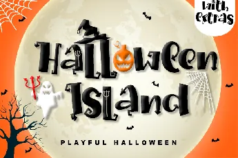 Halloween Island - Personal use font