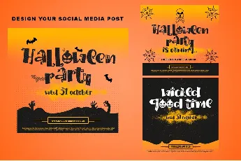 Halloween Island - Personal use font