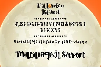 Halloween Island - Personal use font