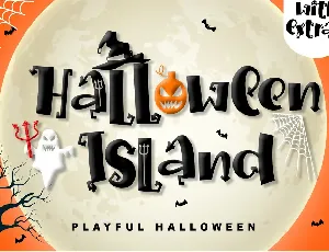 Halloween Island - Personal use font
