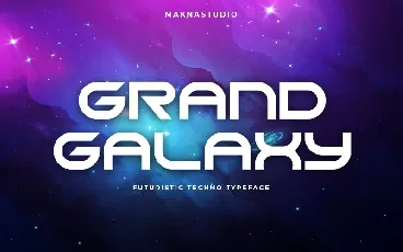 Grand Galaxy font