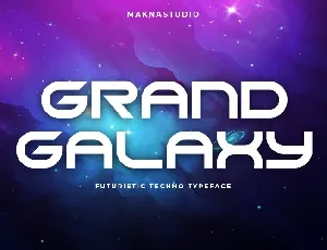 Grand Galaxy font