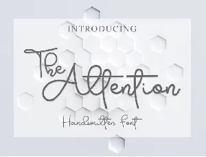 The Attention font