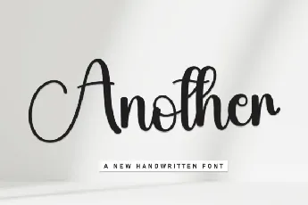 Another Script font