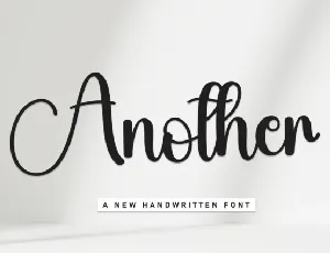 Another Script font