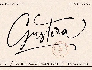 Gustera font