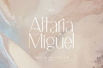 Altaria Miguel font