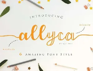 Allyca font