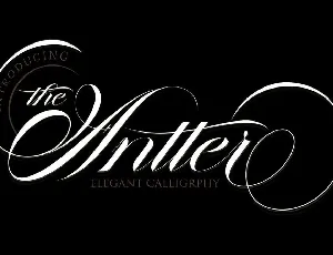 The Antter font