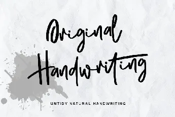 Original Handwriting - Personal font