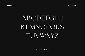 BoskyEvanish font