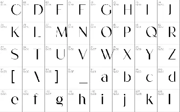 BoskyEvanish font