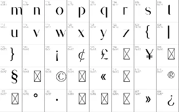 BoskyEvanish font