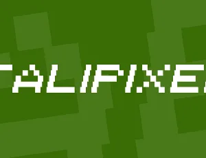 Italipixel font