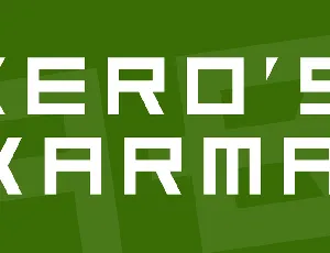 Xero's Karma font
