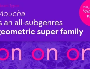 Moucha Family font