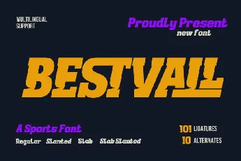 Bestvall font