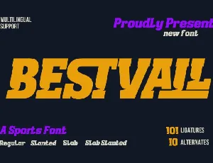 Bestvall font