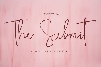 The Submit font