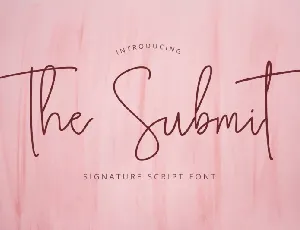 The Submit font