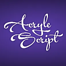 Acryle Script font