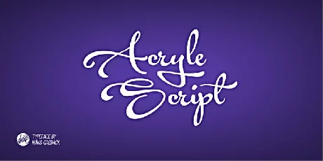 Acryle Script font