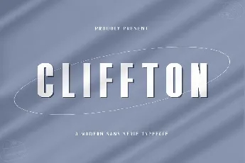 Cliffton font