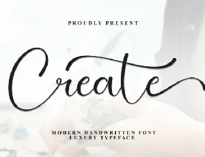 Create Calligraphy font