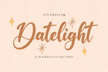 Datelight font