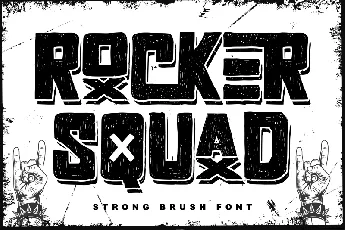 Rocker Squad - Personal use font