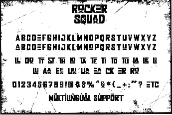 Rocker Squad - Personal use font