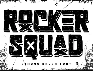 Rocker Squad - Personal use font