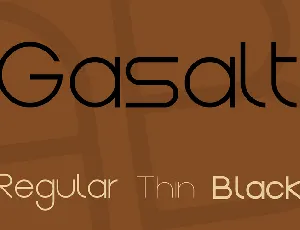 Gasalt font