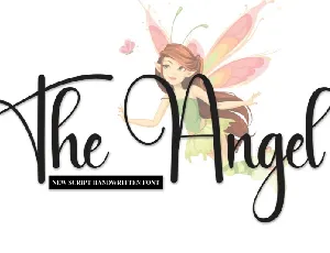 The Angel Script font