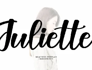 Juliette Script Typeface font