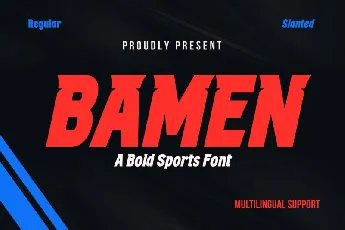 Bamen font