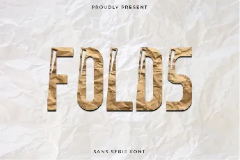 Folds font