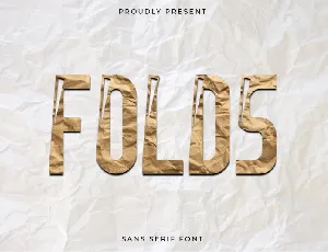 Folds font