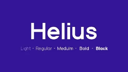 Helius font