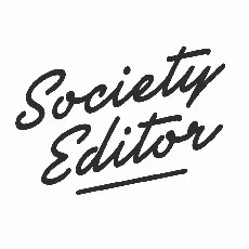 Society Editor font