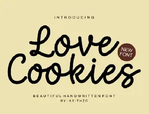 Love Cookies font