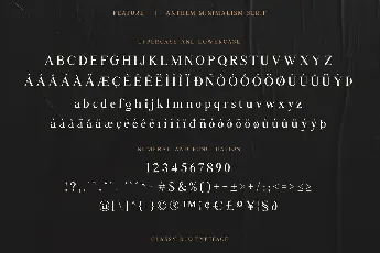 Anthem Minimalism font