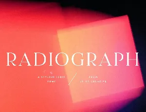 Radiograph font