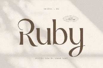 SS Ruby font