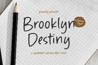 Brooklyn Destiny font