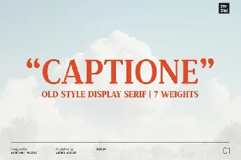 Captione font