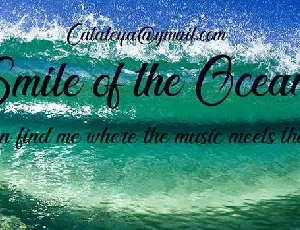 Smile of the Ocean font